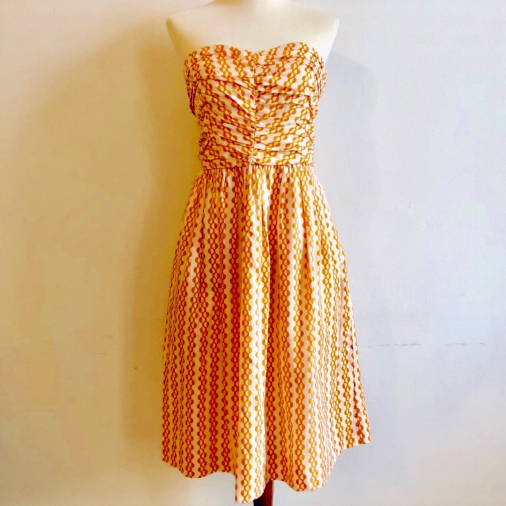 NWOT Vanessa Virginia Antumbra Strapless Dress